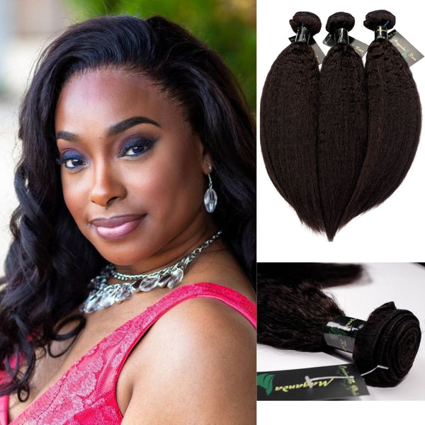 Maganda Rain Luxury Kinky Straight 3 Bundle Deal